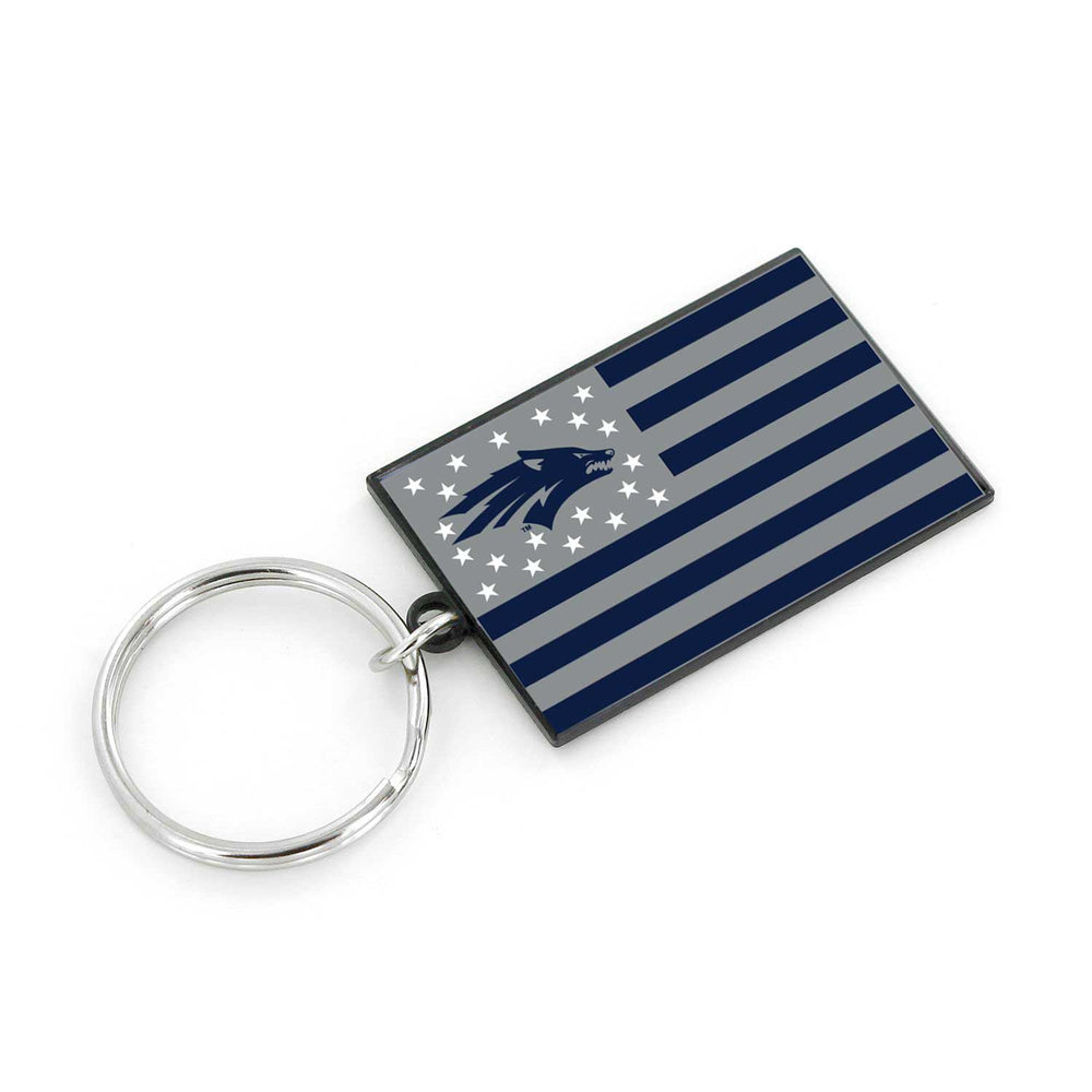 WHOLESALE NEVADA RENO AMERICANA FLAG KEYCHAIN