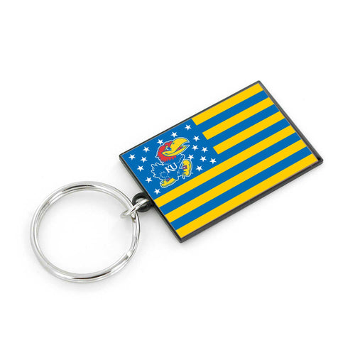 WHOLESALE KANSAS AMERICANA FLAG KEYCHAIN