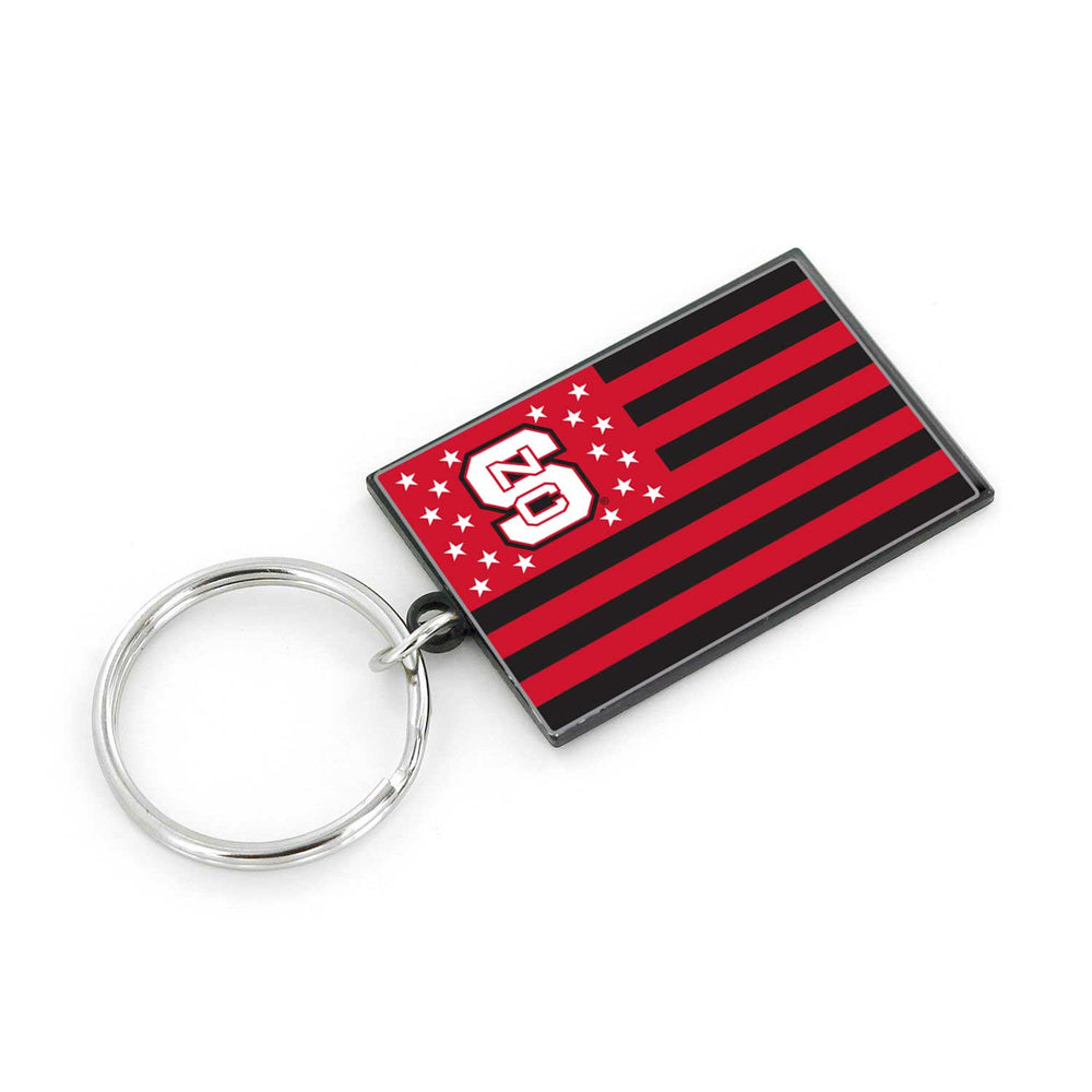 WHOLESALE NORTH CAROLINA STATE AMERICANA FLAG KEYCHAIN