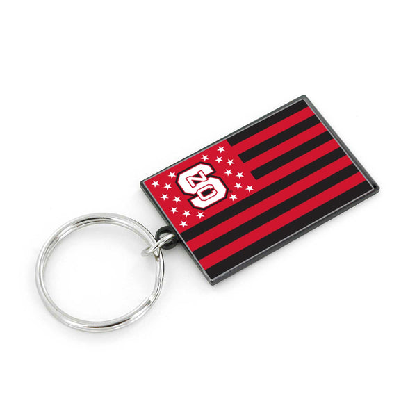WHOLESALE NORTH CAROLINA STATE AMERICANA FLAG KEYCHAIN