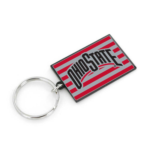 WHOLESALE OHIO STATE AMERICANA FLAG KEYCHAIN