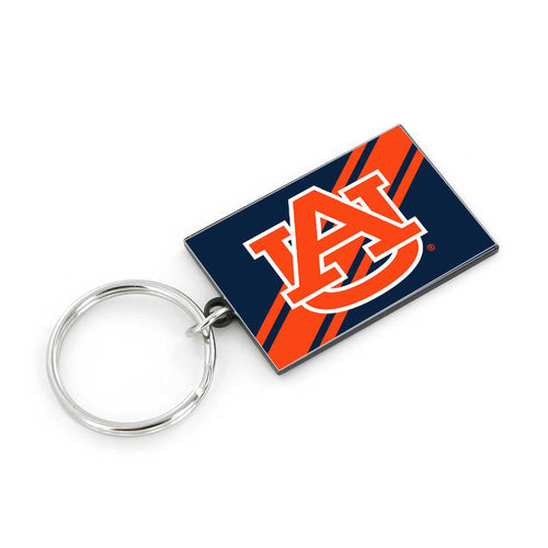 WHOLESALE AUBURN STRIPED KEYCHAIN