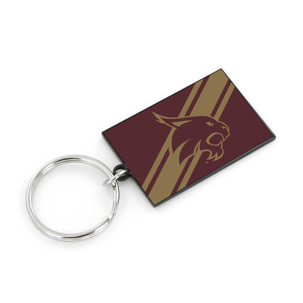 WHOLESALE TEXAS STATE STRIPED KEYCHAIN
