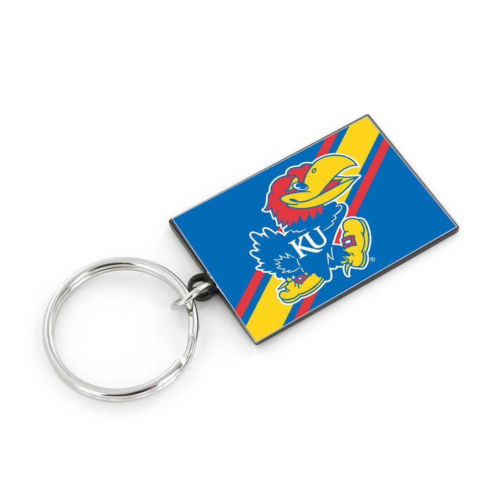 KANSAS STRIPED KEYCHAIN
