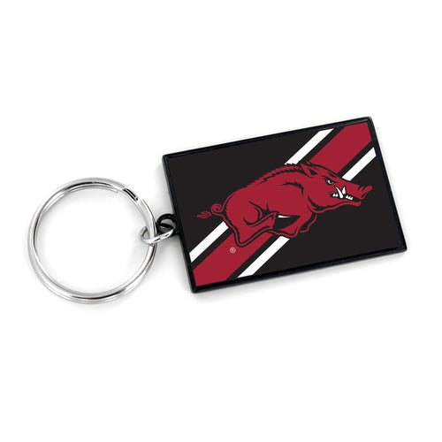 WHOLESALE ARKANSAS STRIPED KEYCHAIN