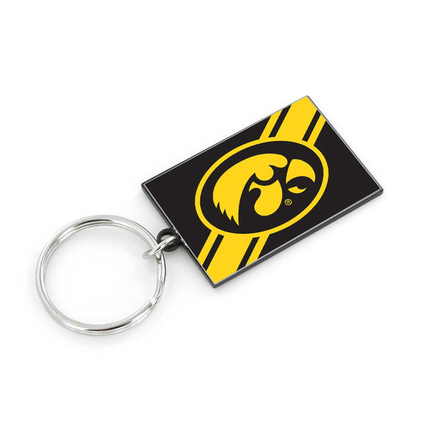 WHOLESALE IOWA STRIPED KEYCHAIN