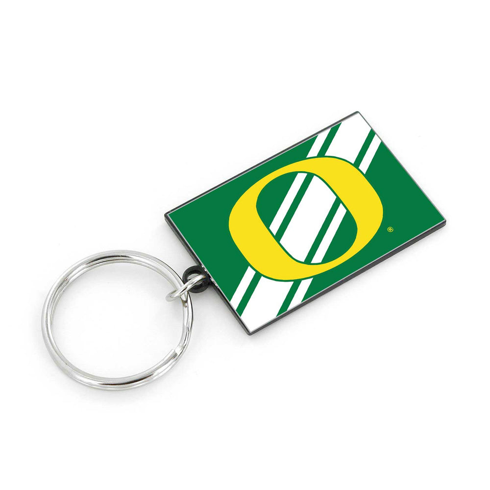 WHOLESALE OREGON STRIPED KEYCHAIN