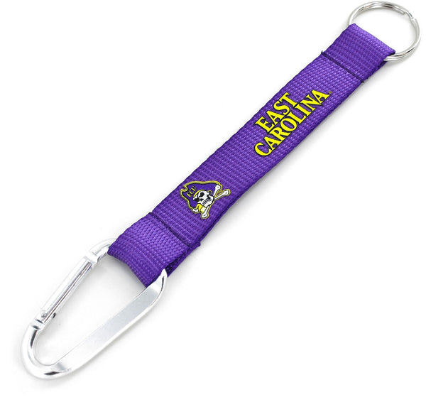 WHOLESALE EAST CAROLINA CARABINER LANYARD KEYCHAIN