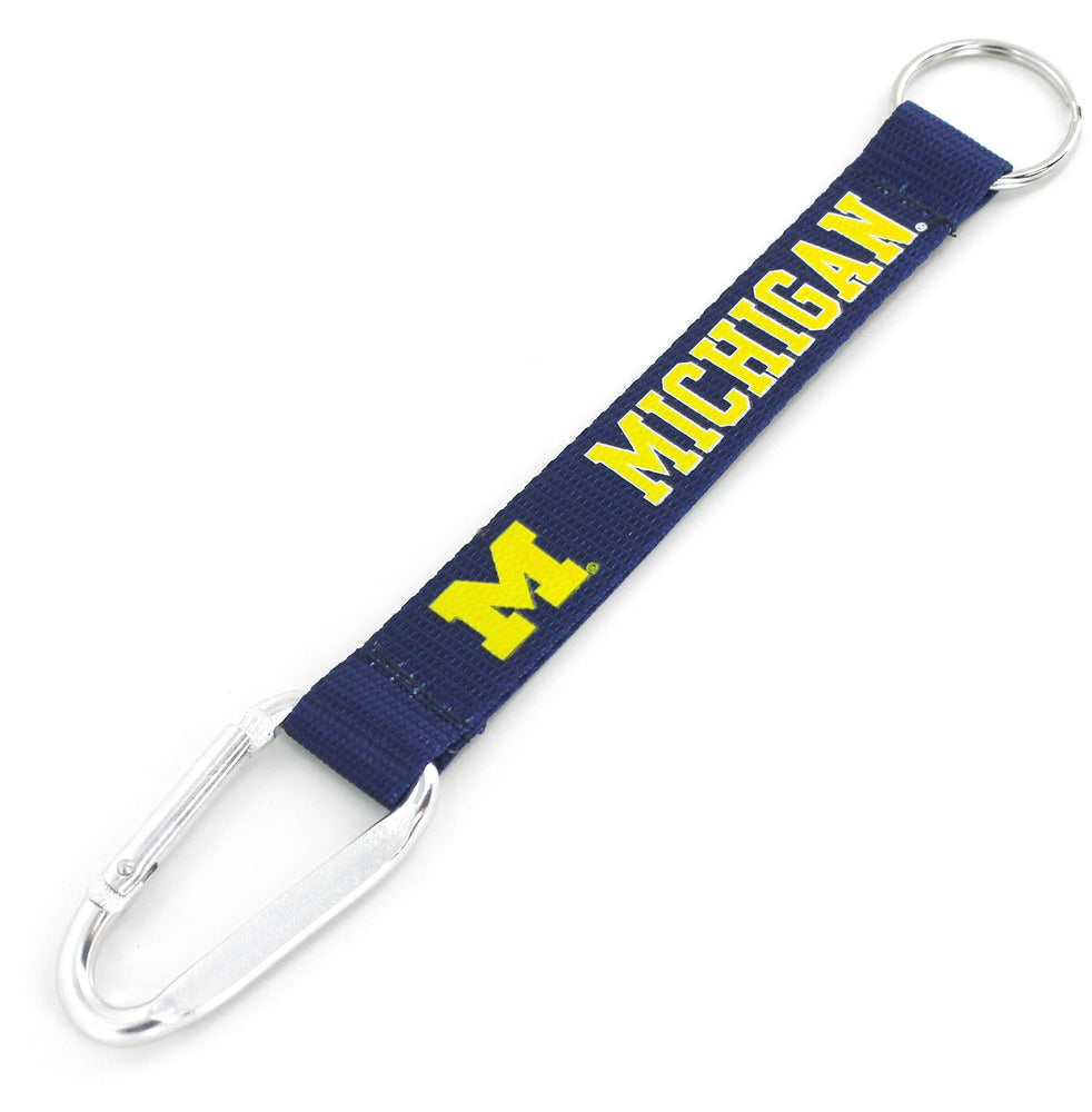 WHOLESALE MICHIGAN CARABINER LANYARD KEYCHAIN