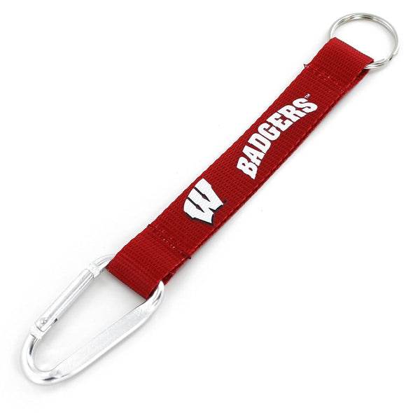 WISCONSIN CARABINER LANYARD KEYCHAIN