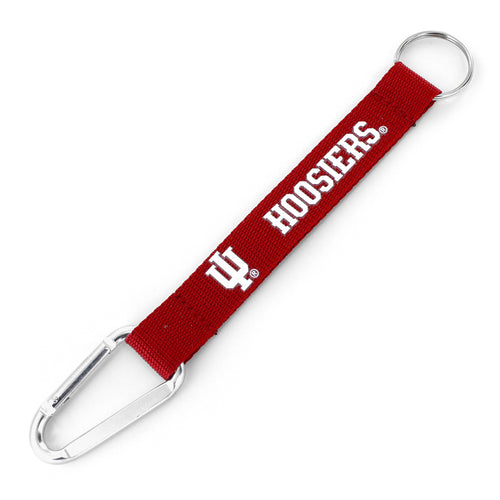 WHOLESALE INDIANA CARABINER LANYARD KEYCHAIN