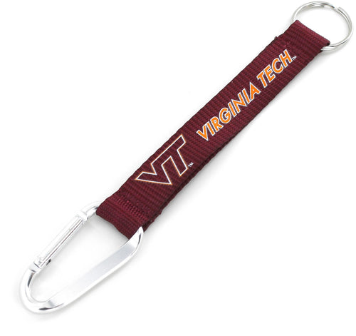 WHOLESALE VIRGINIA TECH CARABINER LANYARD KEYCHAIN