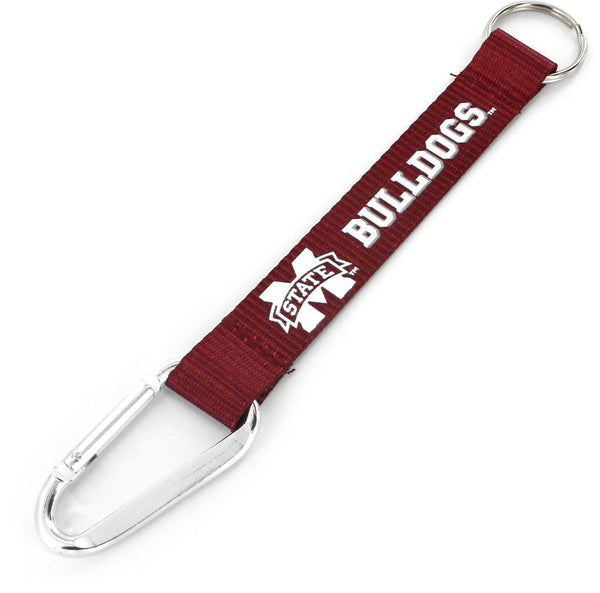 WHOLESALE MISSISSIPPI STATE CARABINER LANYARD KEYCHAIN