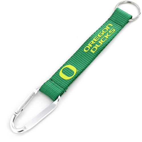 WHOLESALE OREGON DUCKS CARABINER LANYARD KEYCHAIN