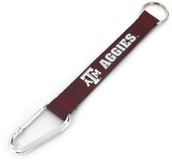 WHOLESALE TEXAS A&M CARABINER KEYCHAIN