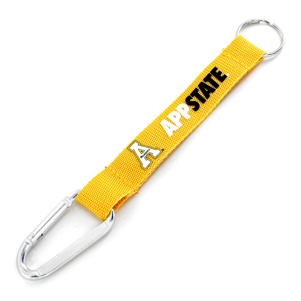 WHOLESALE APPALACHIAN STATE CARABINER KEYCHAIN