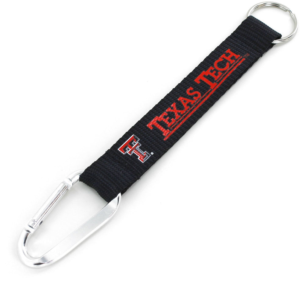 WHOLESALE TEXAS TECH CARABINER LANYARD KEYCHAIN