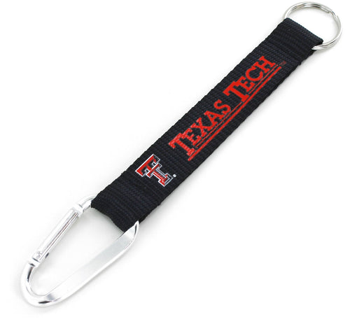 WHOLESALE TEXAS TECH CARABINER LANYARD KEYCHAIN