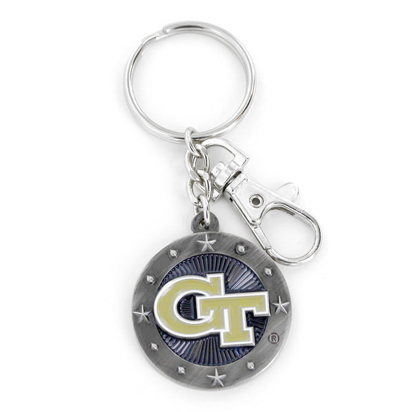 WHOLESALE GEORGIA TECH IMPACT KEYCHAIN