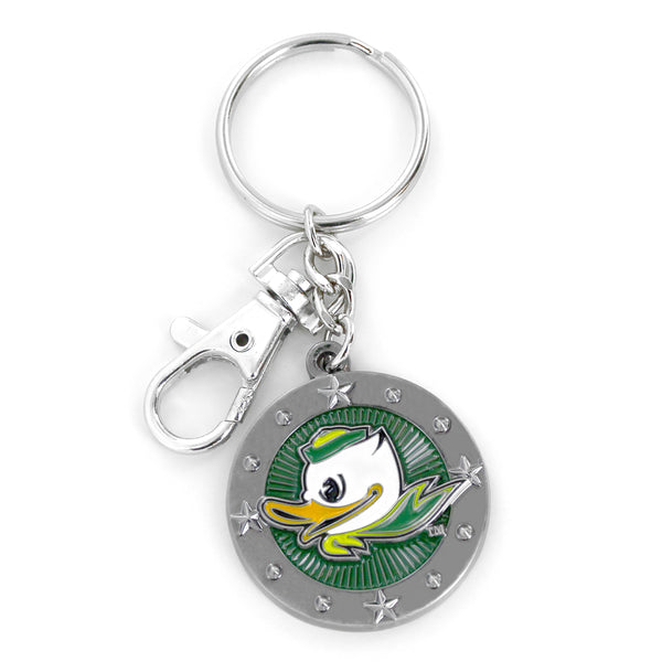 WHOLESALE OREGON 'FIGHTING DUCK' IMPACT KEY CHAIN