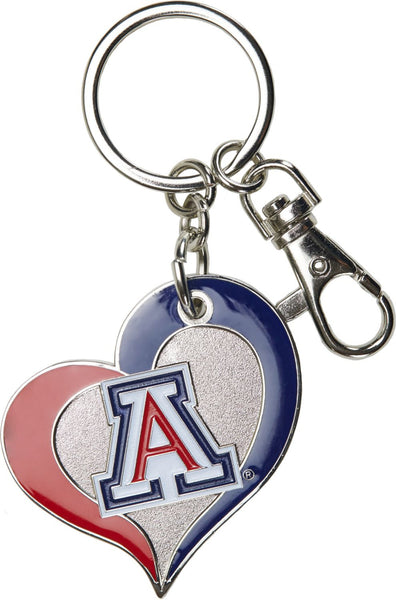 WHOLESALE ARIZONA SWIRL HEART KEYCHAIN