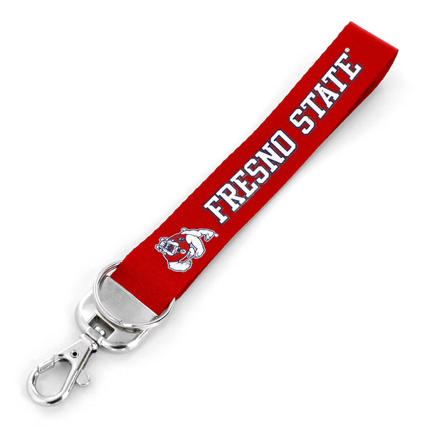 WHOLESALE FRESNO STATE DELUXE WRISTLET KEYCHAIN