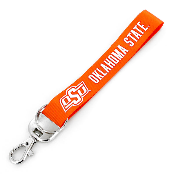 WHOLESALE OKLAHOMA STATE DELUXE WRISTLET KEYCHAIN