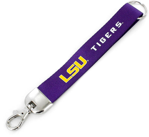 WHOLESALE LSU DELUXE WRISTLET KEYCHAIN