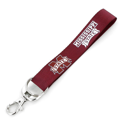 WHOLESALE MISSISSIPPI STATE DELUXE WRISTLET KEYCHAIN