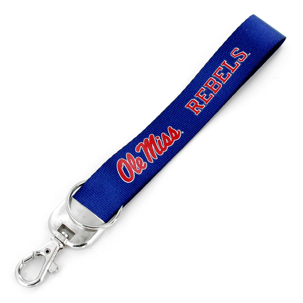 WHOLESALE OLE MISS DELUXE WRISTLET KEYCHAIN