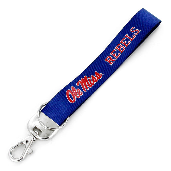 WHOLESALE OLE MISS DELUXE WRISTLET KEYCHAIN