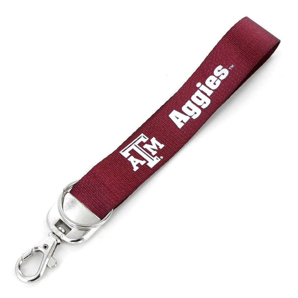 WHOLESALE TEXAS A&M DELUXE WRISTLET KEYCHAIN