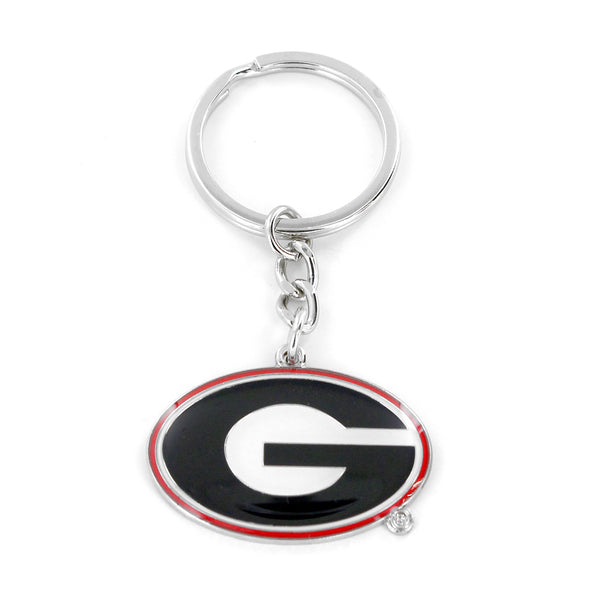 WHOLESALE GEORGIA LOGO KEYCHAIN