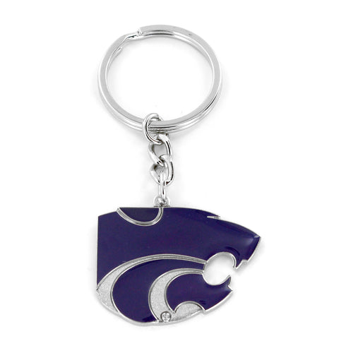 WHOLESALE KANSAS STATE LOGO KEYCHAIN