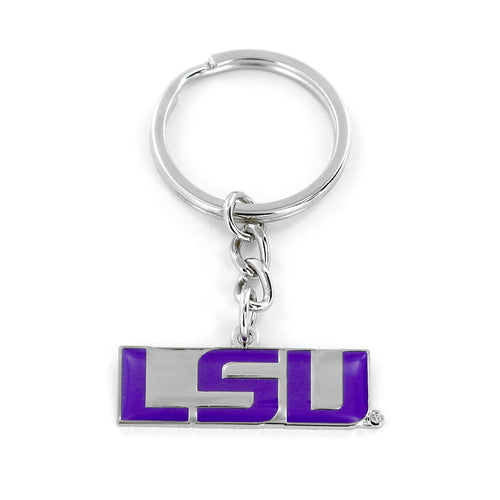 WHOLESALE LSU LOGO KEYCHAIN
