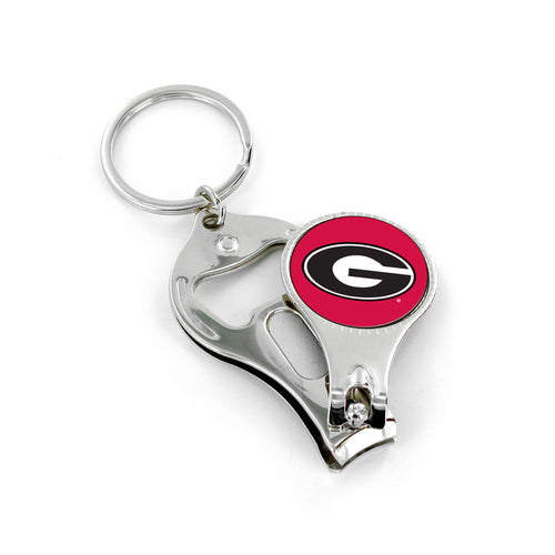 WHOLESALE GEORGIA NAIL CLIPPER/BOTTLE OPENER KEYCHAIN
