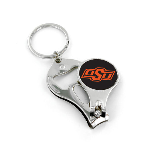 WHOLESALE OKLAHOMA STATE NAIL CLIPPER/BOTTLE OPENER KEYCHAIN