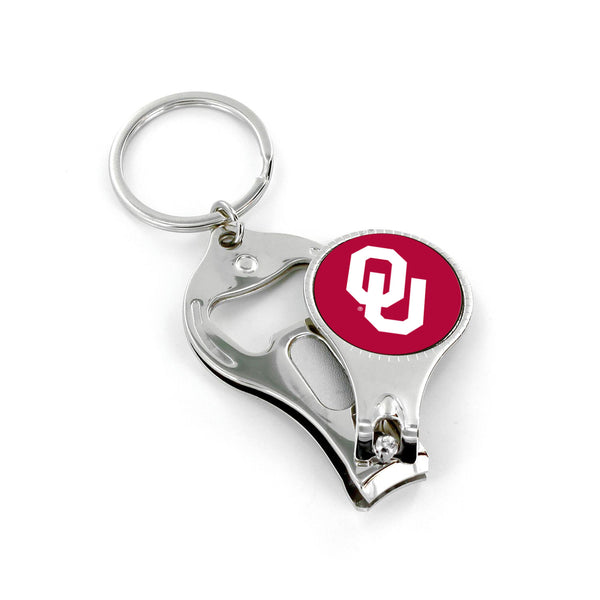 WHOLESALE OKLAHOMA NAIL CLIPPER/BOTTLE OPENER KEYCHAIN
