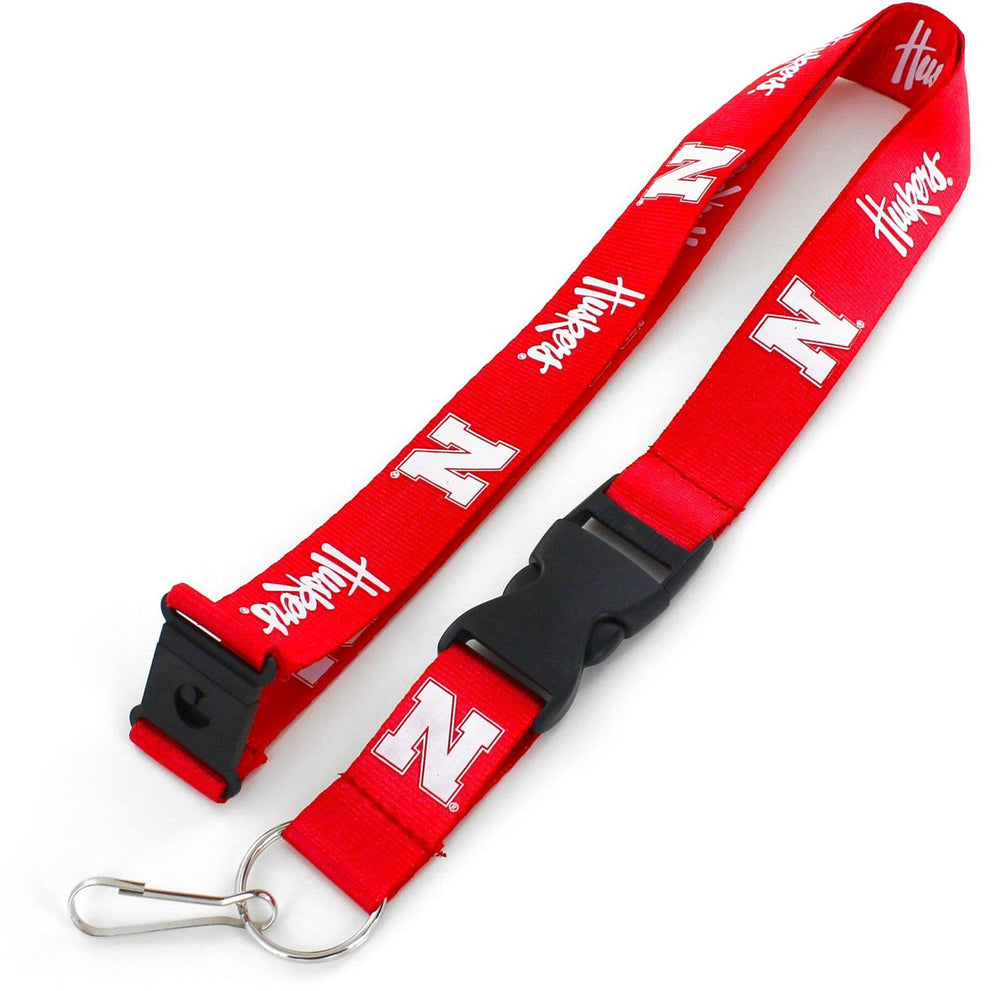 WHOLESALE NEBRASKA (RED) TEAM LANYARD