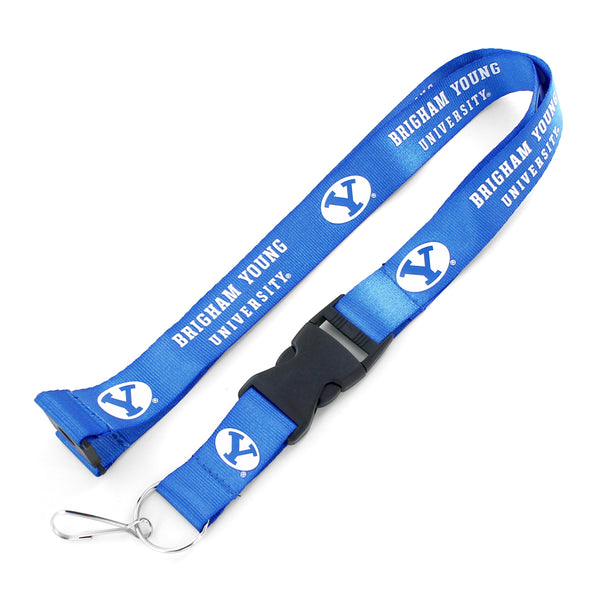 WHOLESALE BYU (BLUE) OVAL "Y" TEAM LANYARD