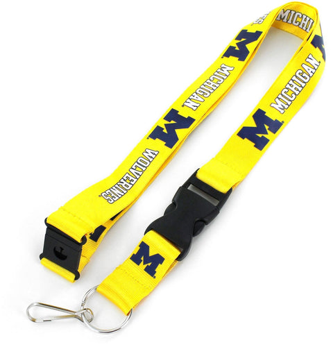 WHOLESALE MICHIGAN (YELLOW) TEAM LANYARD