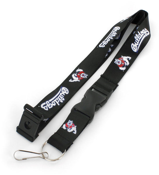 WHOLESALE FRESNO STATE (BLACK) LANYARD