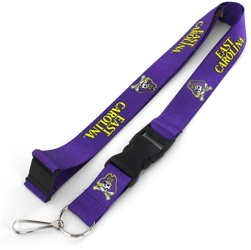 WHOLESALE EAST CAROLINA (PURPLE) TEAM LANYARD