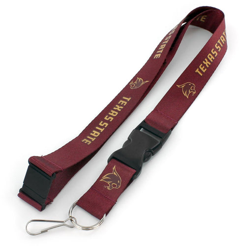 WHOLESALE TEXAS STATE LANYARD (MAROON)