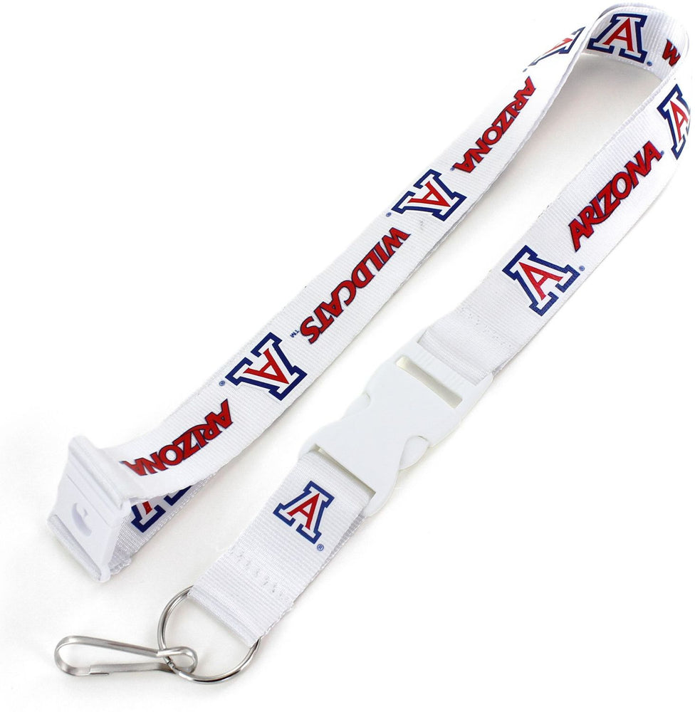WHOLESALE ARIZONA (WHITE W/WHT BUCKLE) TEAM LANYARD