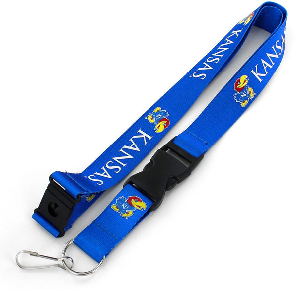 WHOLESALE KANSAS JAYHAWKS (BLUE) LANYARD
