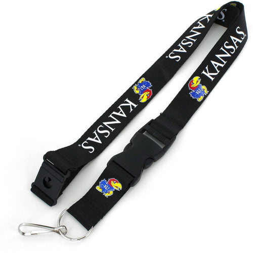 WHOLESALE KANSAS (BLACK) TEAM LANYARD