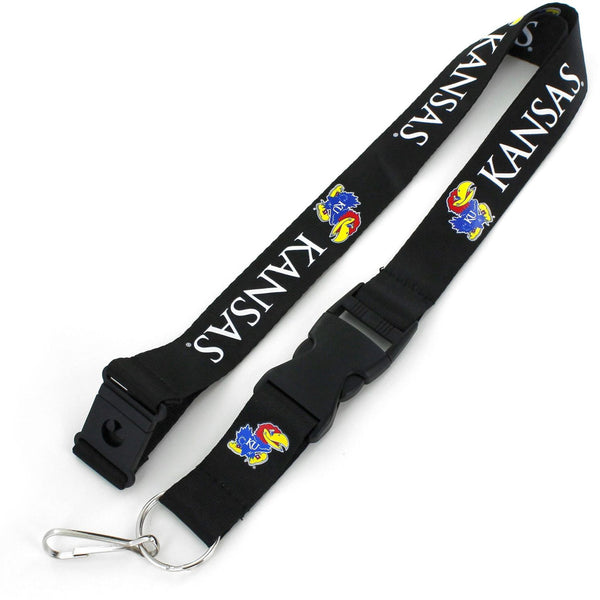 WHOLESALE KANSAS (BLACK) TEAM LANYARD