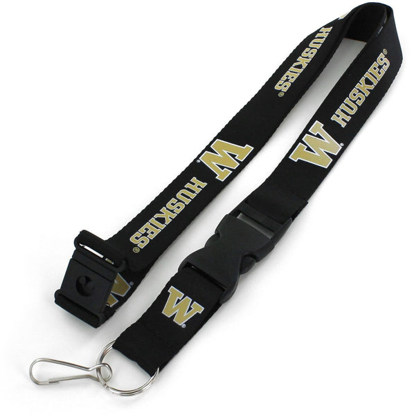 WHOLESALE WASHINGTON (BLACK) TEAM LANYARD