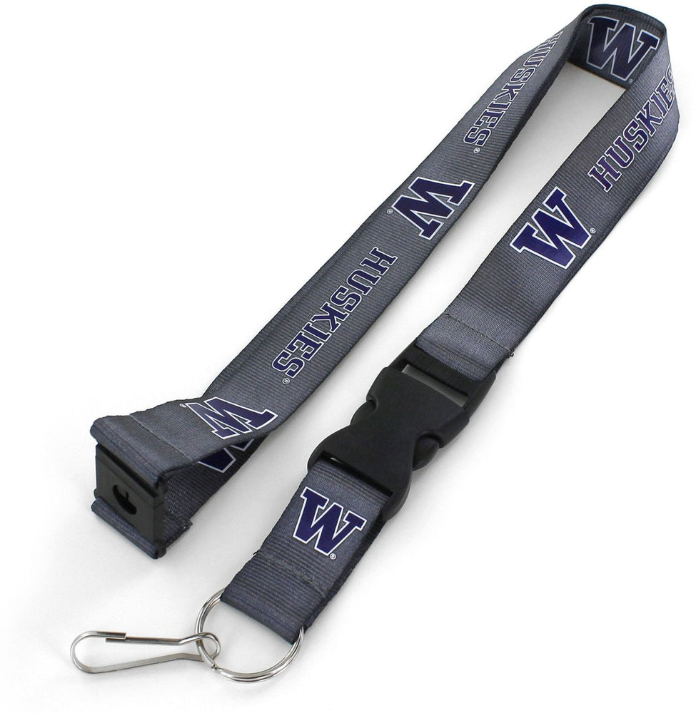 WHOLESALE WASHINGTON CHARCOAL LANYARD